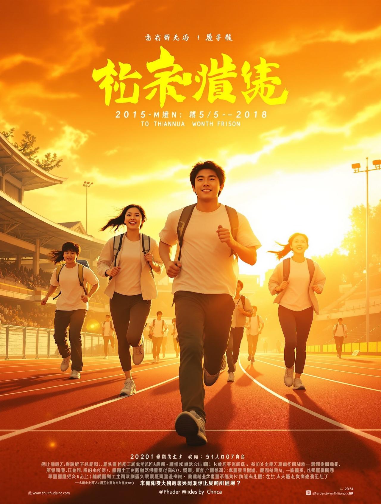 天狼影视青春励志片《青春抛物线》官方海报
